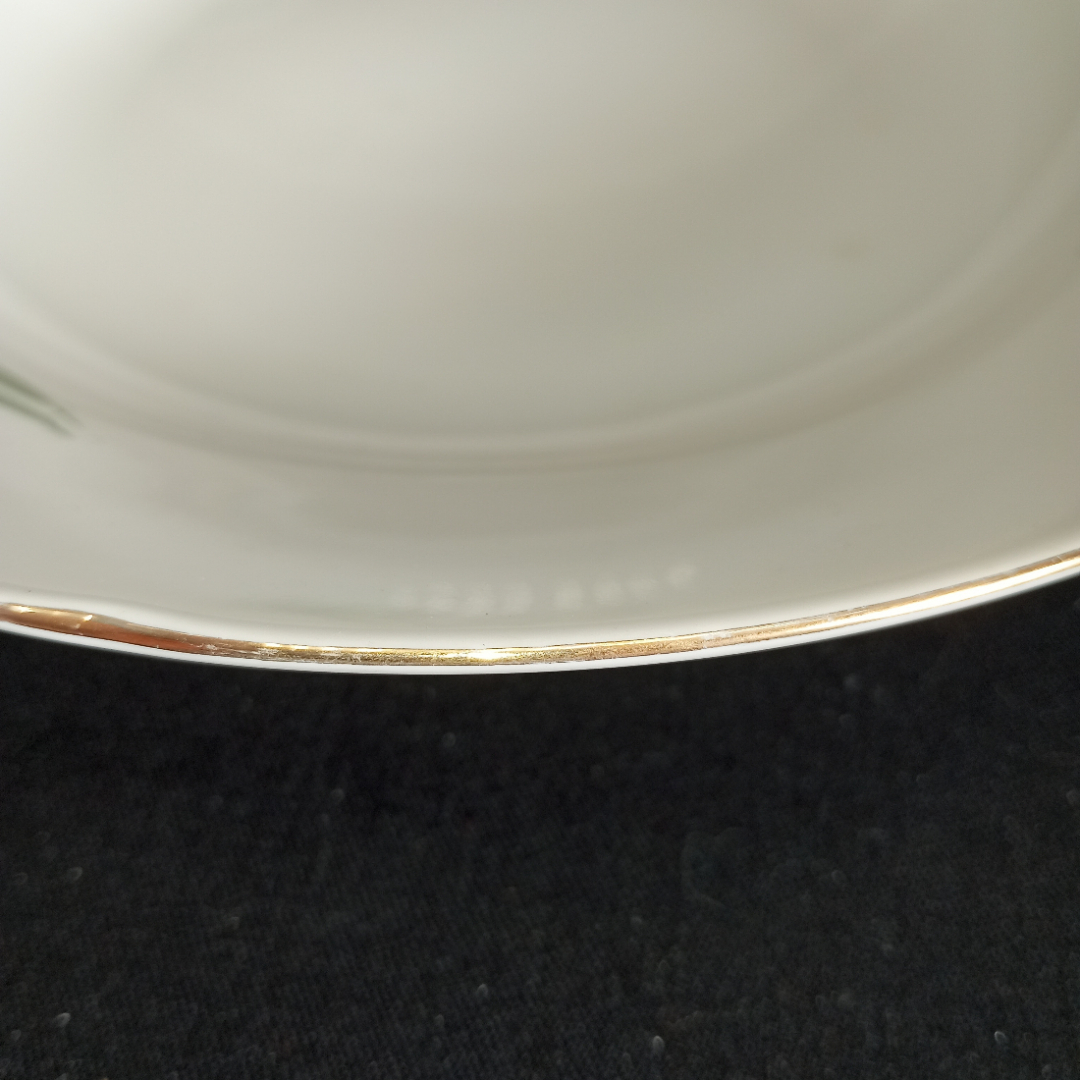 Тарелка суповая глубокая "Гвоздика", фарфор Yamatsu. Япония. Цена за 1 шт. Картинка 6